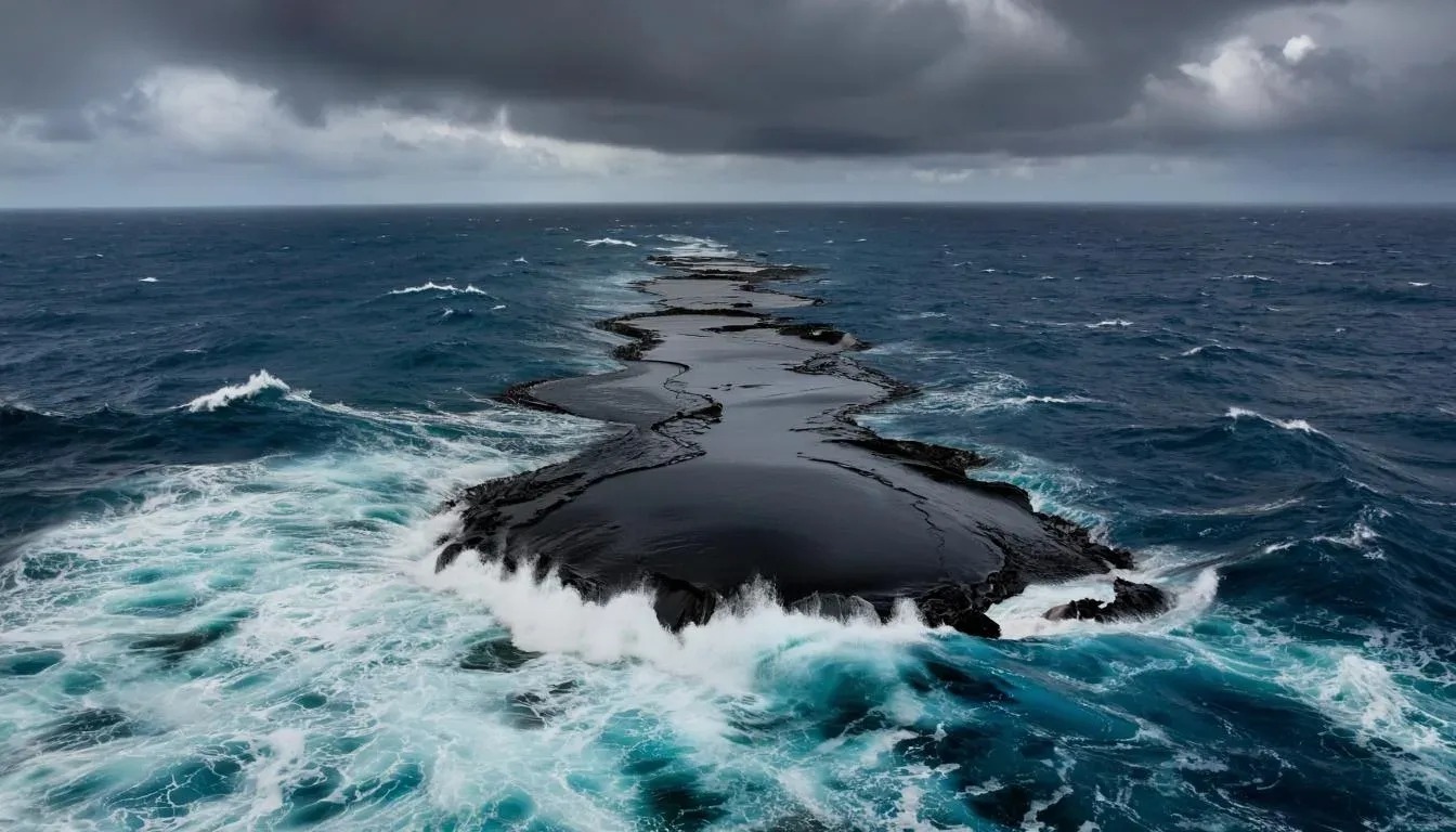 Утечка нефти в Черном море