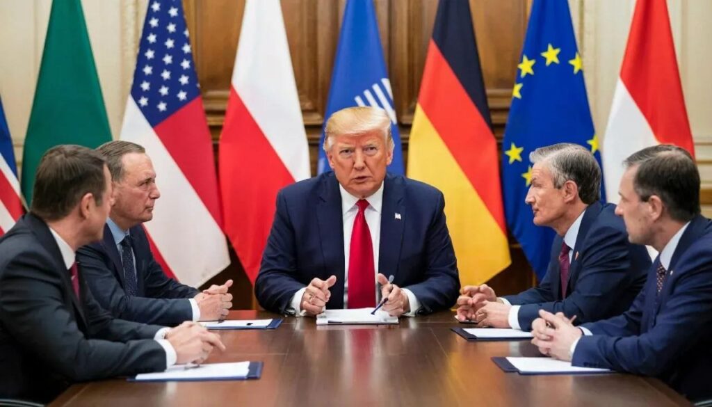 Трамп пригласил лидеров Европы в Белый дом