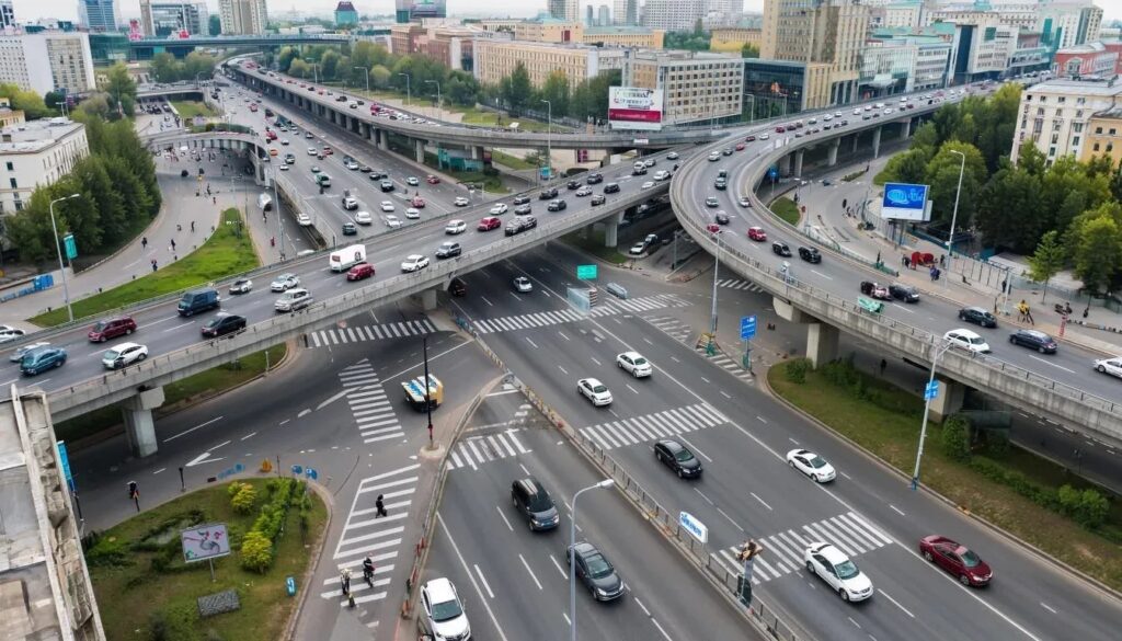 Схема движения по развязке КАД и Кронштадтского шоссе изменится до 12 ноября