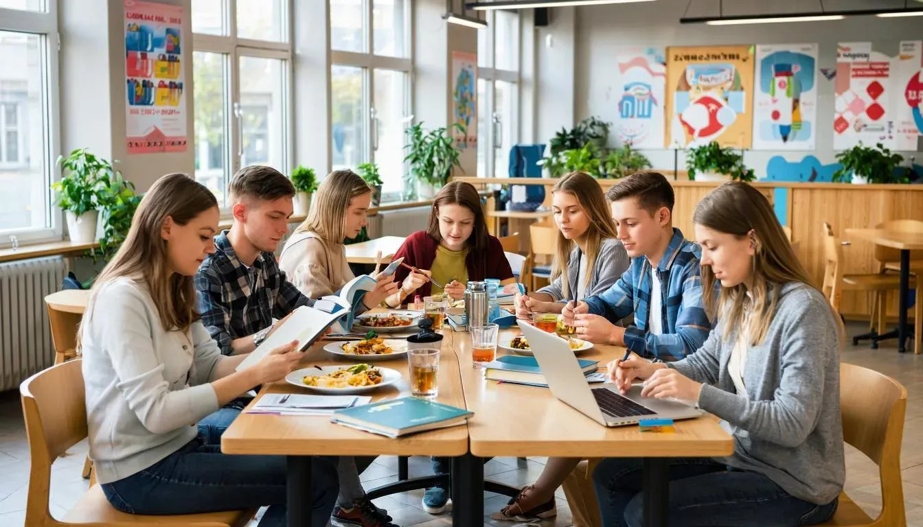 Обеспечение студентов-очников бесплатными обедами