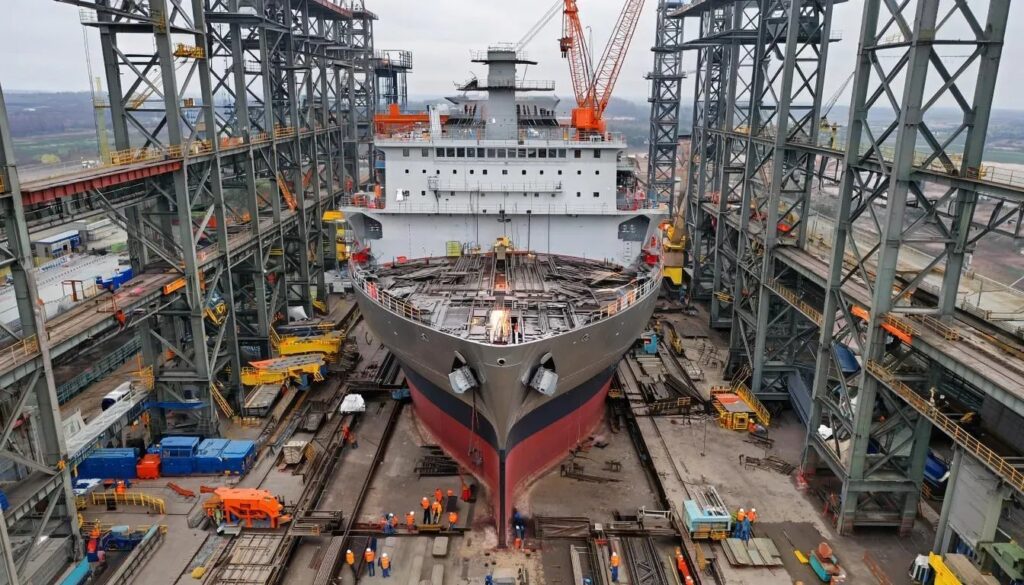 Строительства ледокола «Дзержинский» хотят перенести в Петербург