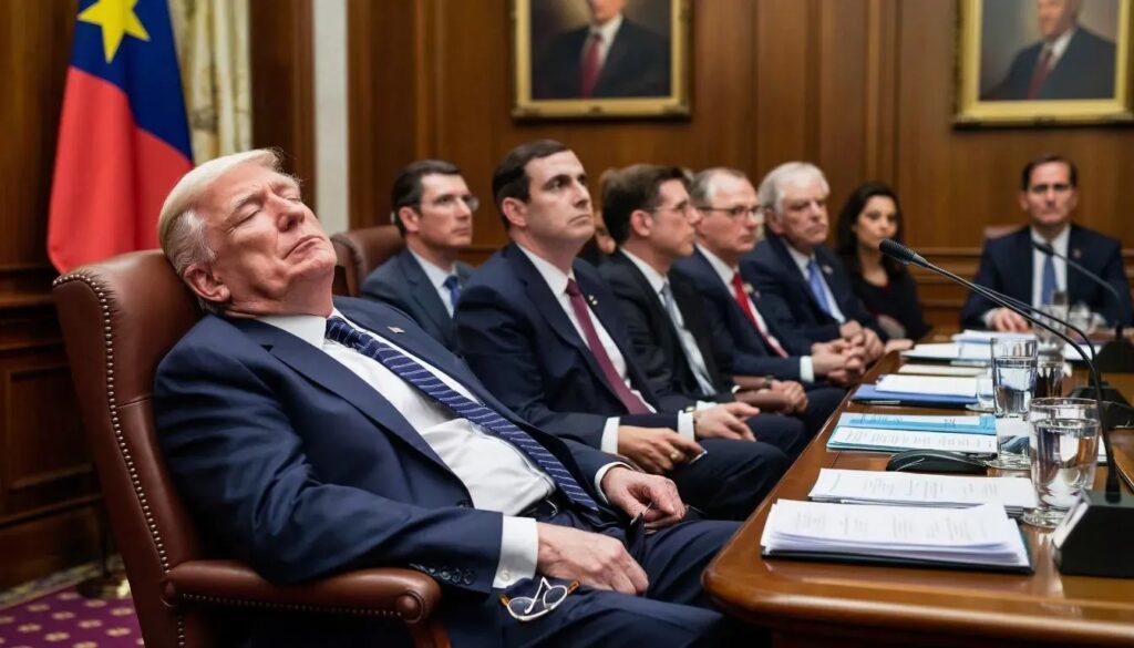 В Белом доме ответили на сообщения о заснувшем на мероприятии Трампе