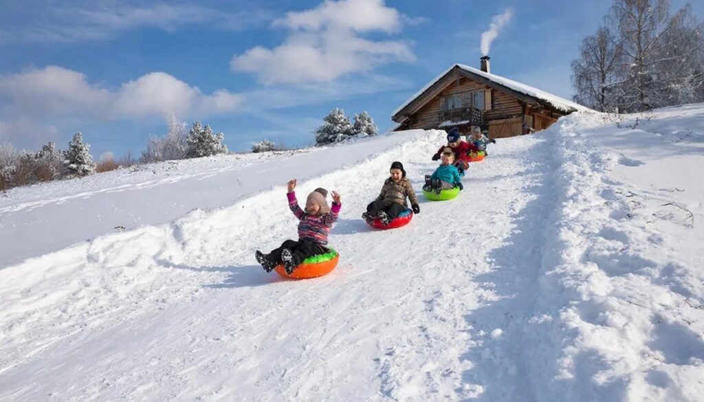 В России предложили штрафовать родителей за катание детей на опасных горках