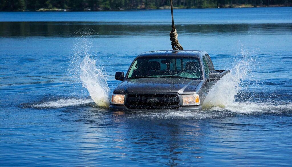 Угнанный 44 года назад Volkswagen нашли на дне пруда