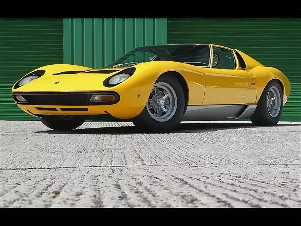 Уникальная Lamborghini Miura с мизерным пробегом