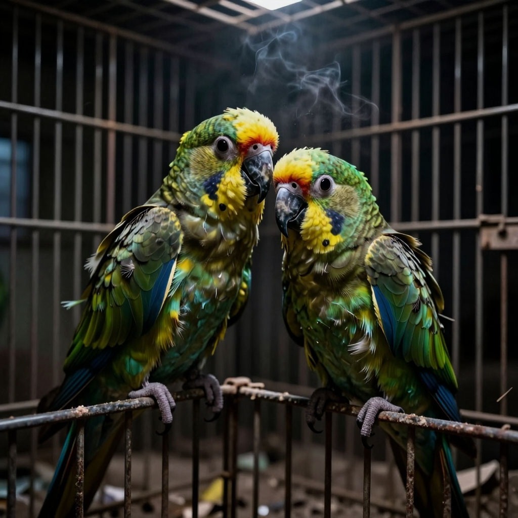 Большую часть попугаев вернули в зоопарк в Кудрово после лечения