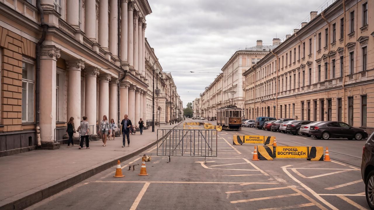 В Петербурге временно ограничат движение в подводном тоннеле Невской стороны